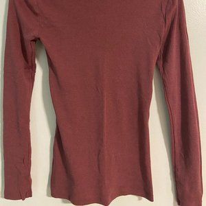 Forever 21 Mauve Long Sleeve Top (M)
